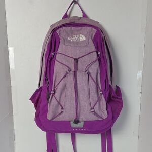 The North Face Jester Purple Backpack -Flawed